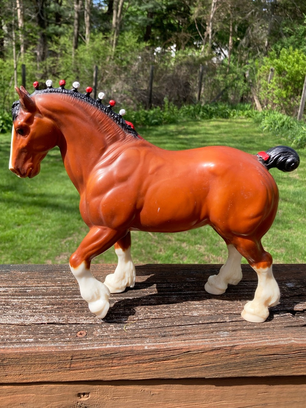 Vintage Breyer Clydesdale Stallion Horse